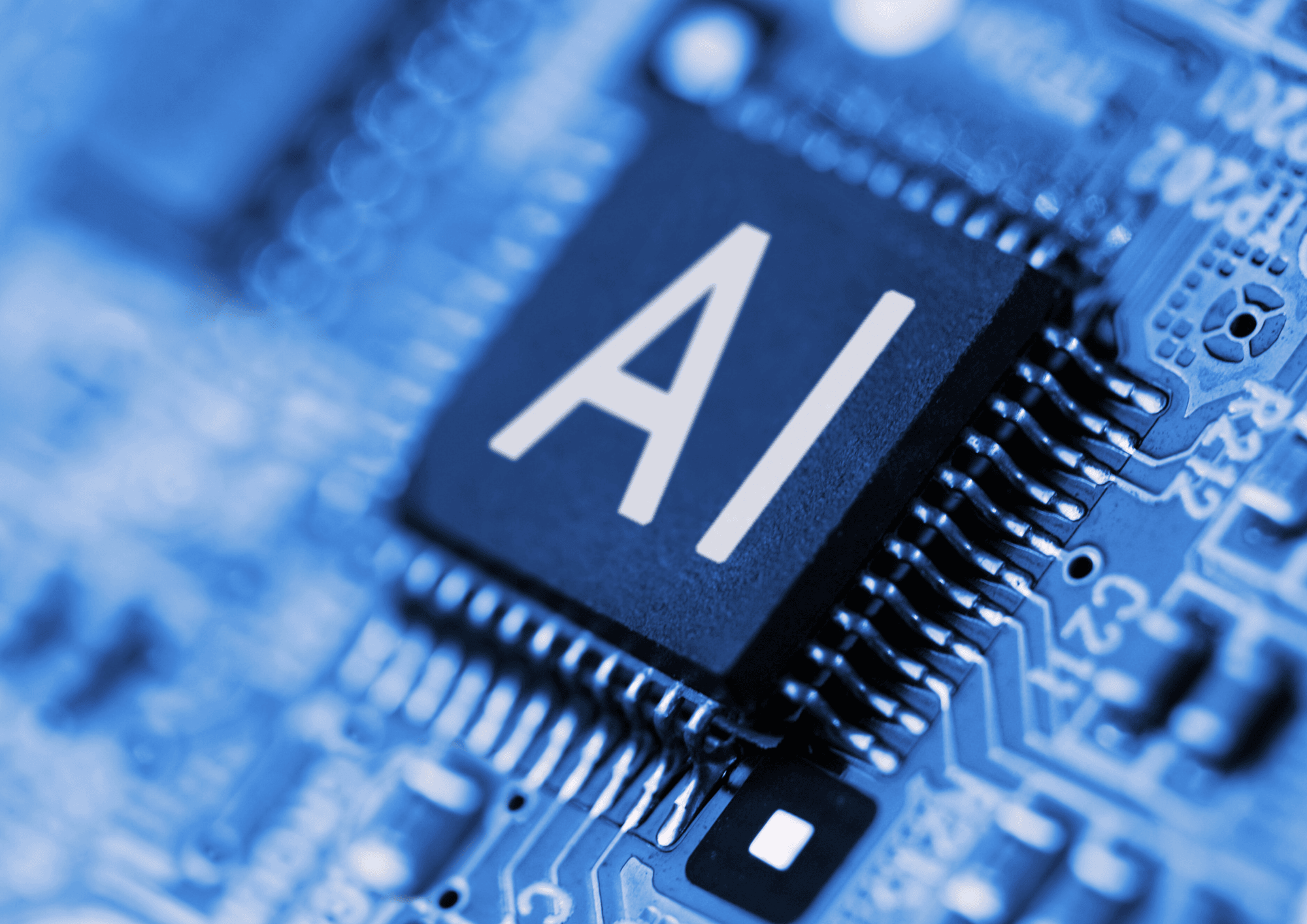 AI artificial intelegence concept as Computer Processors CPU